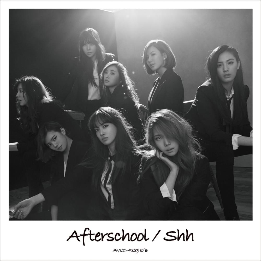 Album cover art for "Shh" by After School (애프터스쿨)