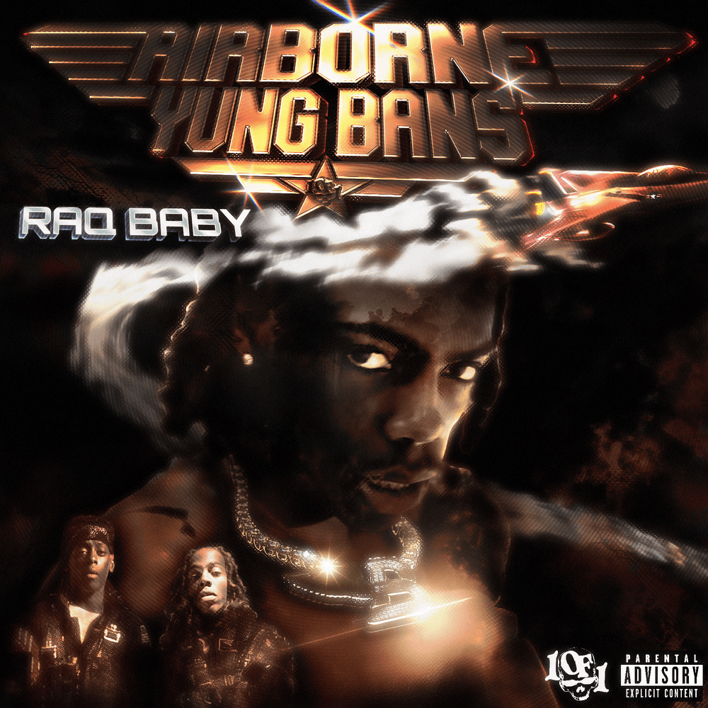 Album cover art for "AIRBORNE" by Yung Bans