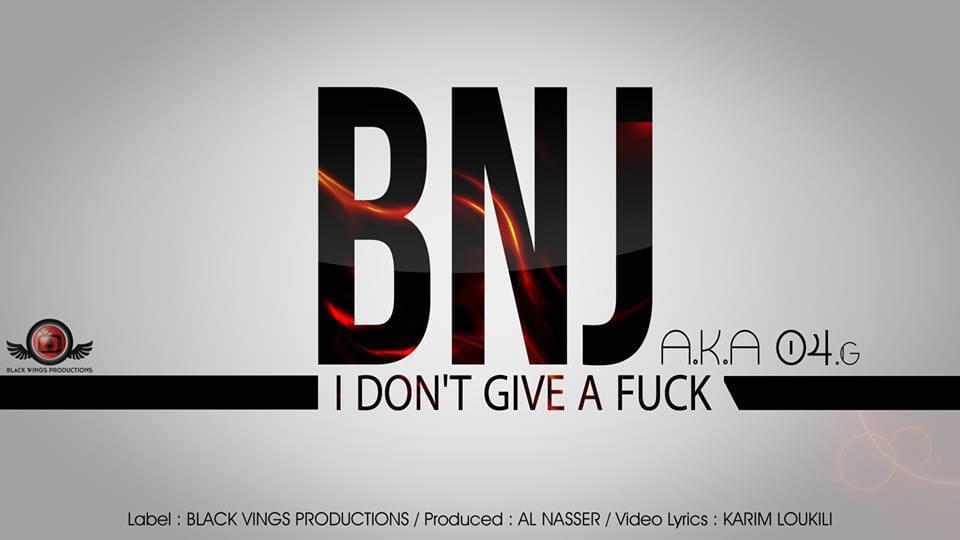 Album cover art for "I don’t Give A Fuck" by Lbenj
