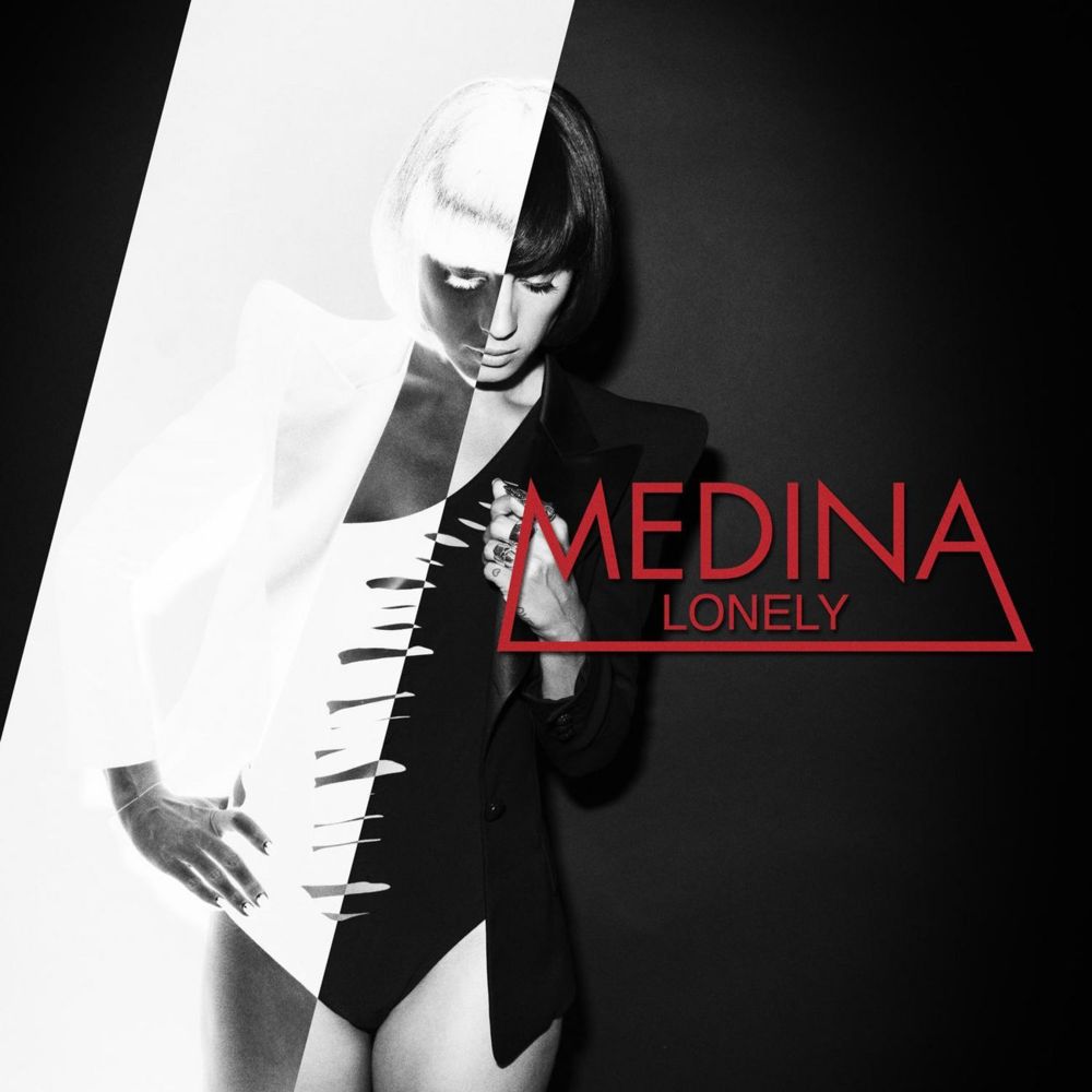Album cover art for "Lonely" by Medina (DNK)