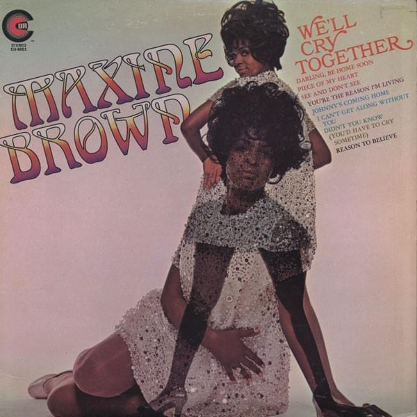 We’ll Cry Together by Maxine Brown