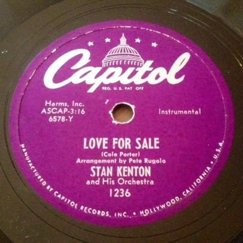 Album cover art for "Love for Sale" by Stan Kenton
