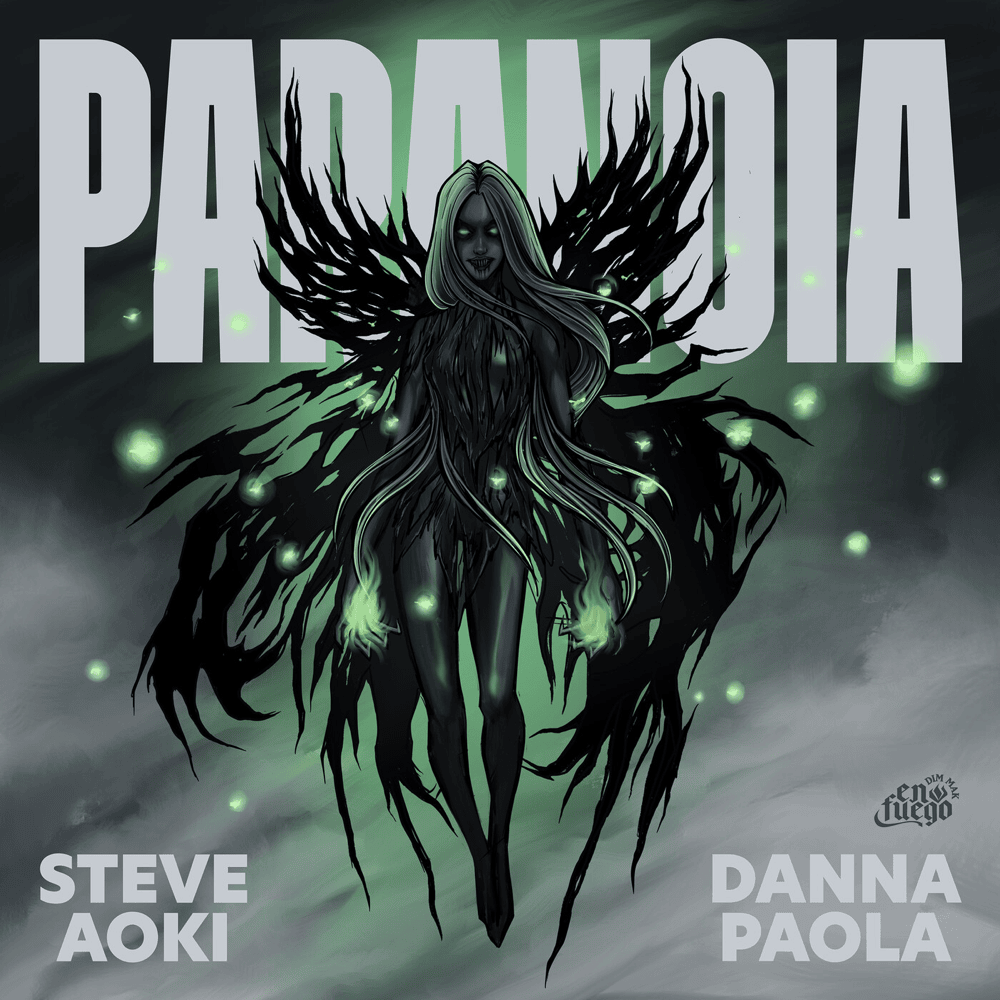 Album cover art for "Paranoia" by Steve Aoki