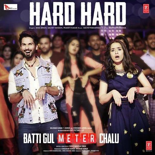 Album cover art for "Hard Hard" by Mika Singh & Sachet Tandon & Prakriti Kakar