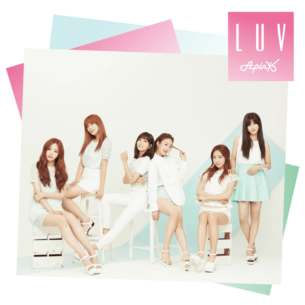 Album cover art for "LUV (Japanese Version)" by Apink (에이핑크)