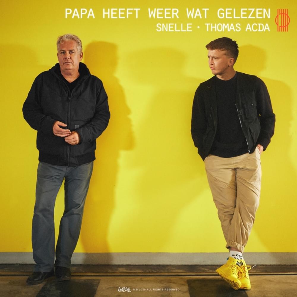 Album cover art for "Papa Heeft Weer Wat Gelezen" by Snelle