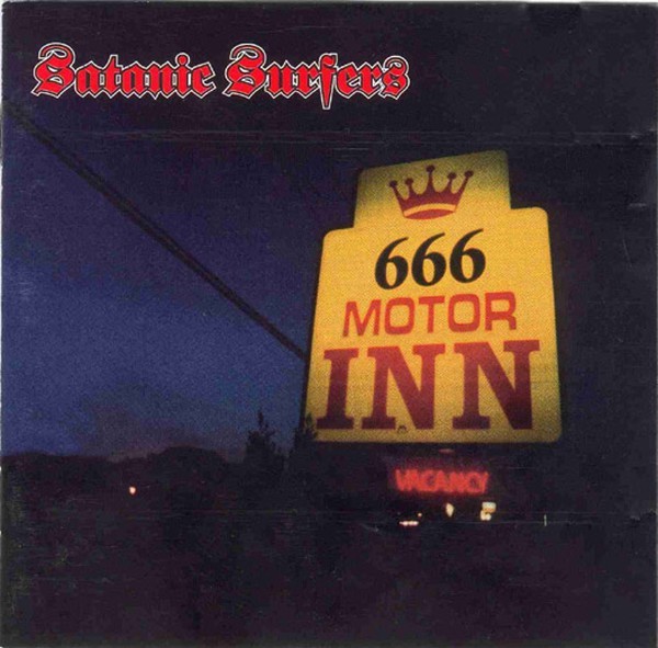 Album cover art for "Don’t Fade Away" by Satanic Surfers