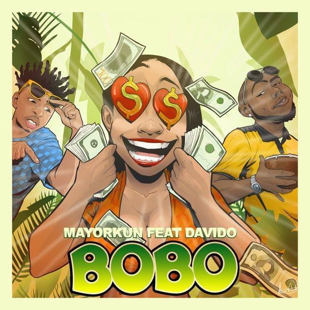Album cover art for "Bobo" by Mayorkun & Davido