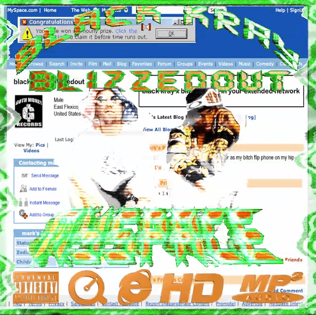 Album cover art for "Myspace" by Sickboyrari