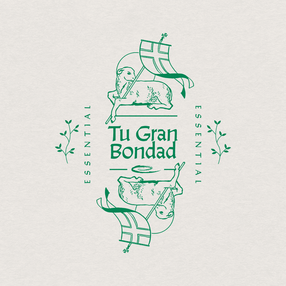 Album cover art for "Tu Gran Bondad" by Essential Worship