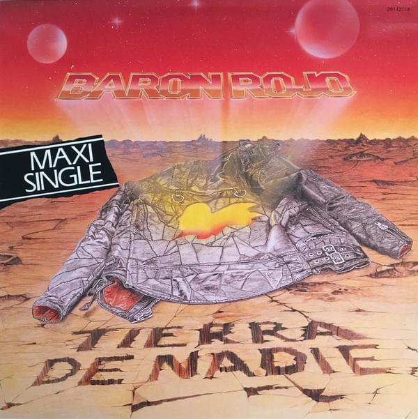 Album cover art for "Tierra De Nadie" by Barón Rojo