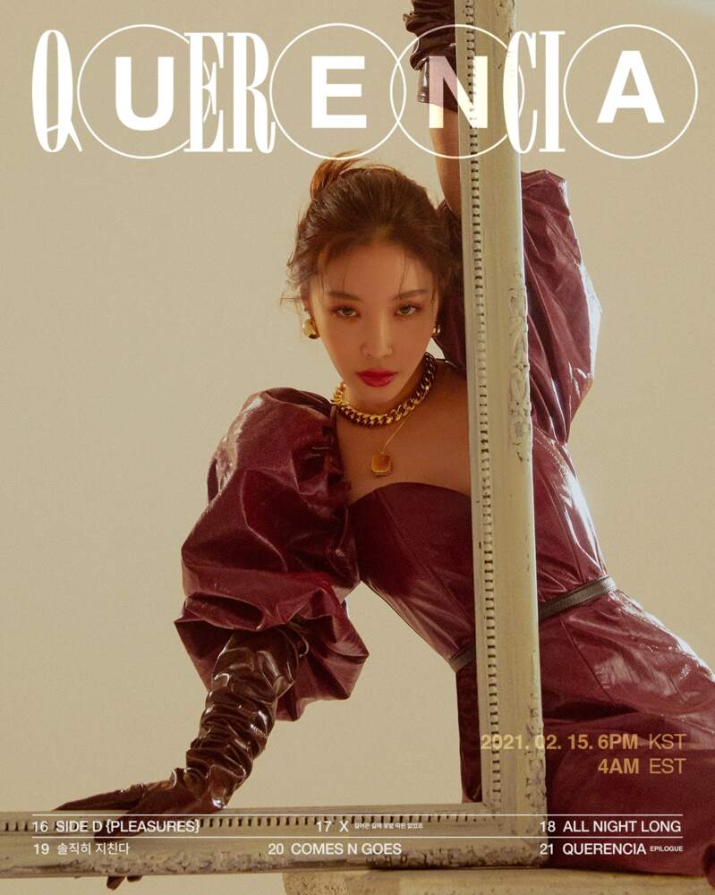 Album cover art for "SIDE D {PLEASURES}" by CHUNG HA