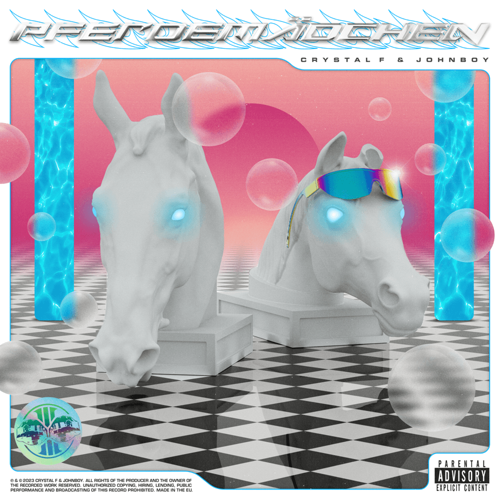 Album cover art for "Pferdemädchen" by Crystal F