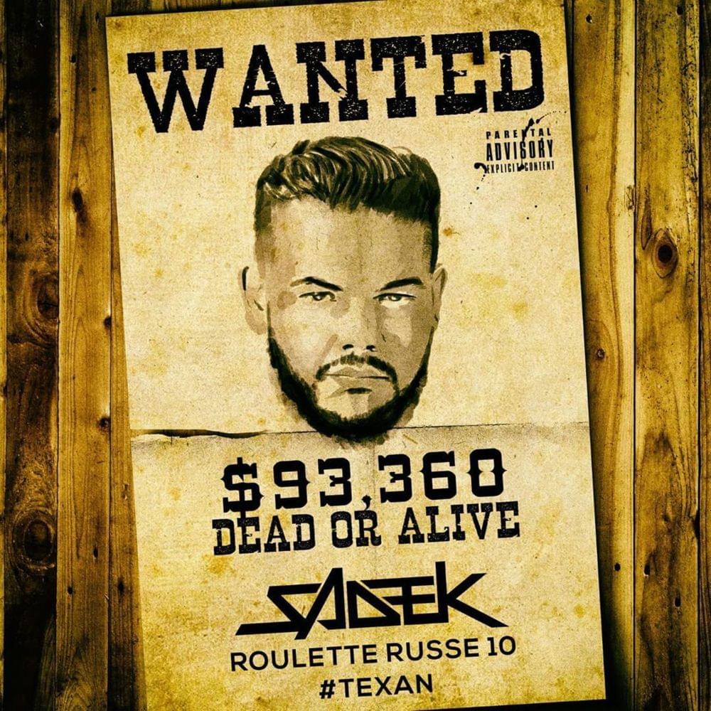 Album cover art for "Roulette russe 10 #Texan" by Sadek