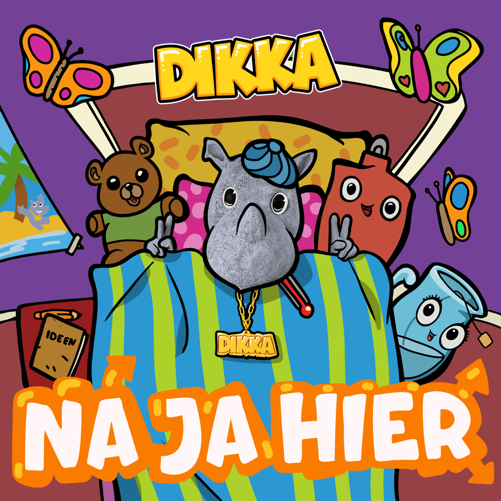 Album cover art for "Na ja hier" by DIKKA