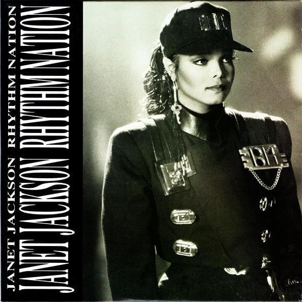 Album cover art for "Rhythm Nation (Single Edit with Pledge)" by Janet Jackson