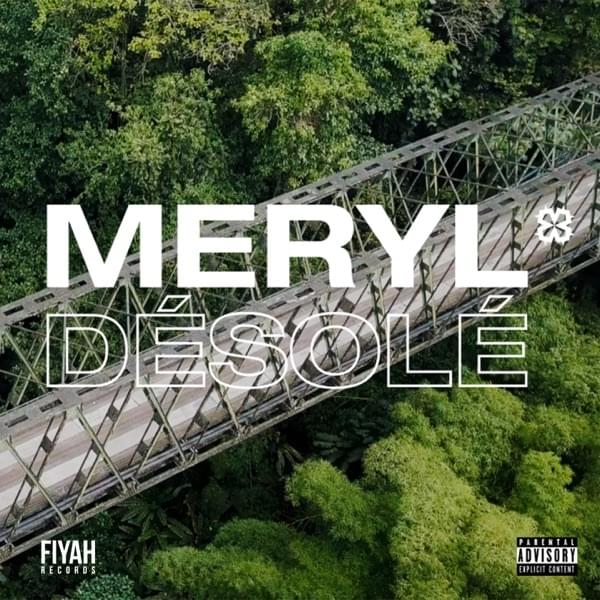 Album cover art for "Désolé" by Meryl