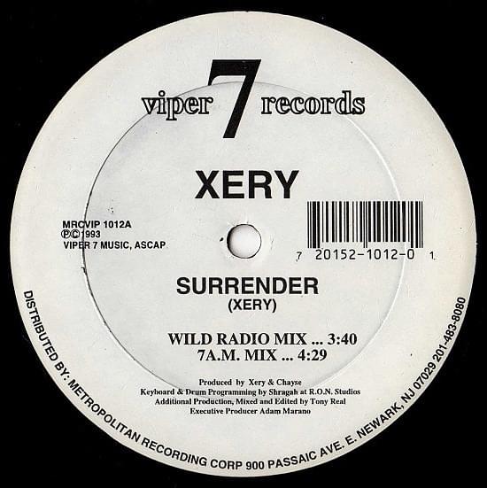 Album cover art for "Surrender" by Xery (Freestyle)