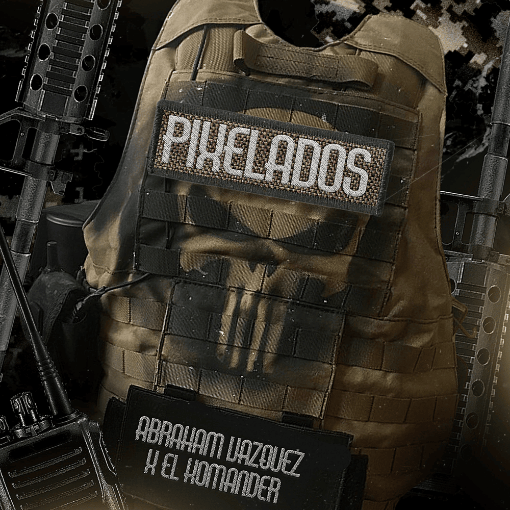 Album cover art for "Pixelados" by Abraham Vazquez