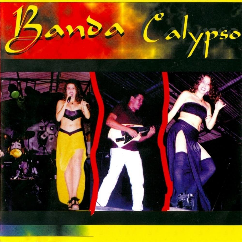 Album cover art for "Dançando Calypso" by Banda Calypso