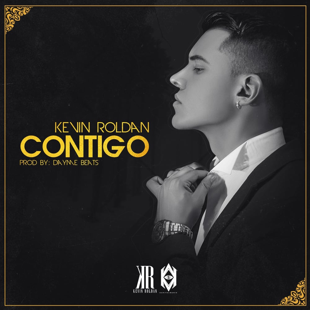 Album cover art for "Contigo" by KEVIN ROLDAN