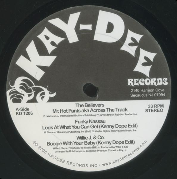 Album cover art for "Boogie With Your Baby (Kenny Dope Edit)" by Willie J. & Co.