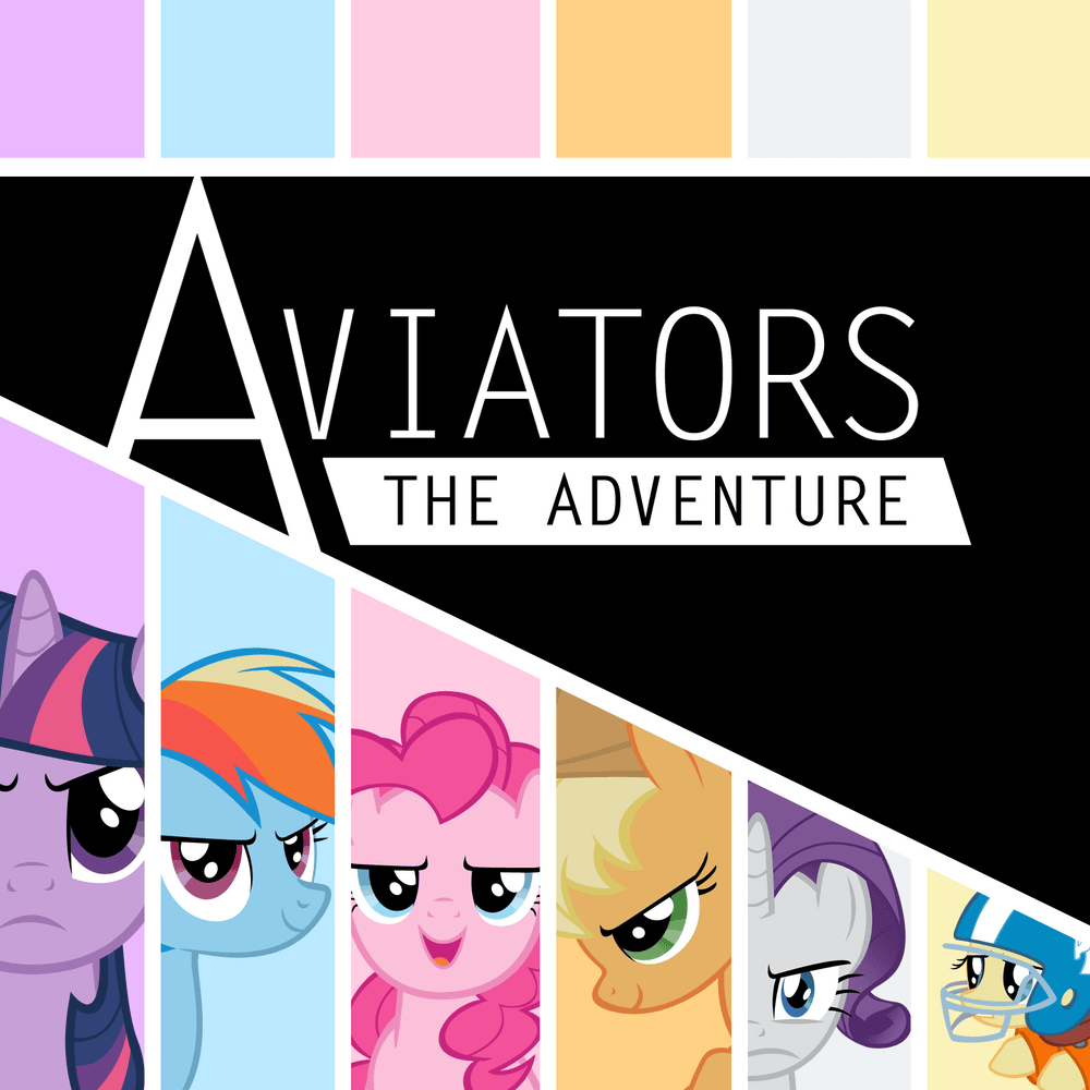 Album cover art for "Cloudsdale Streets" by Aviators