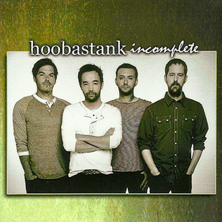 Album cover art for "Incomplete" by Hoobastank