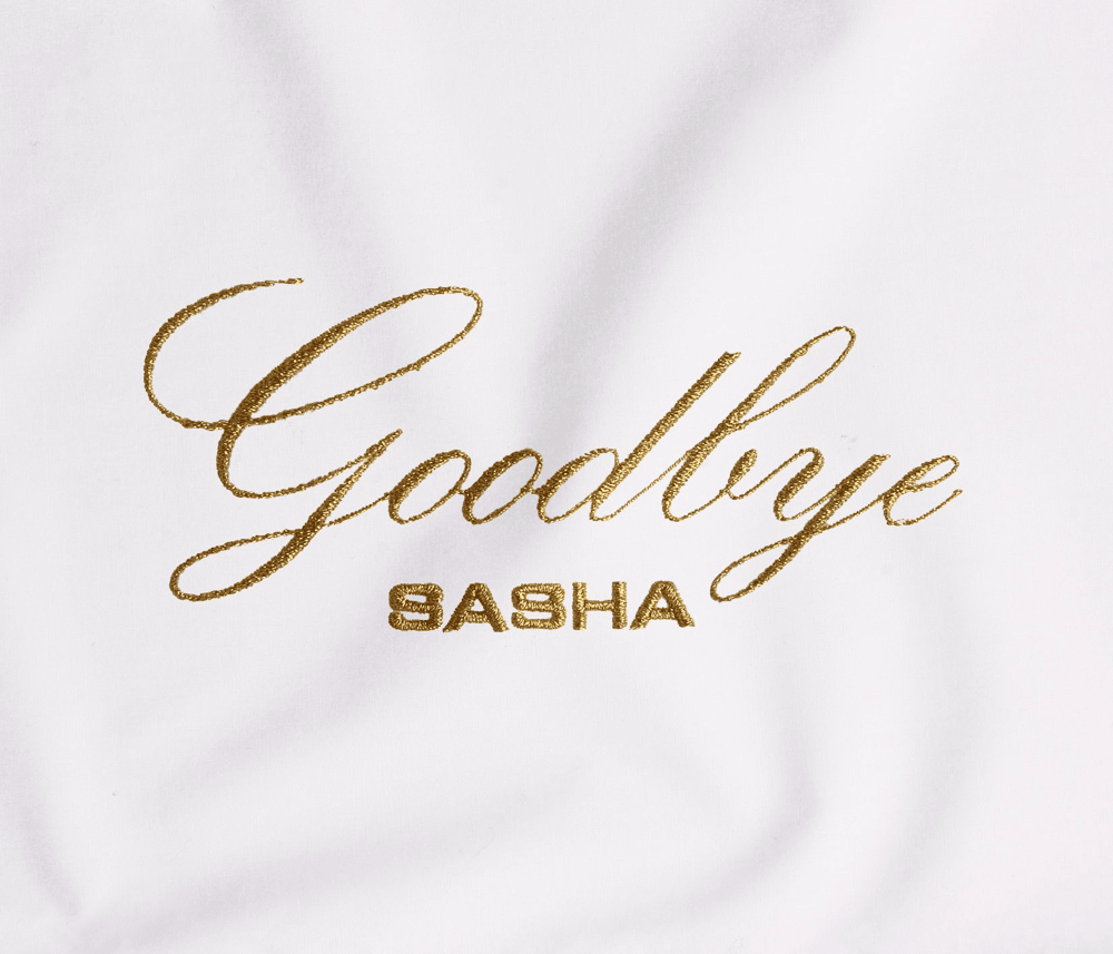 Album cover art for "Goodbye" by Sasha