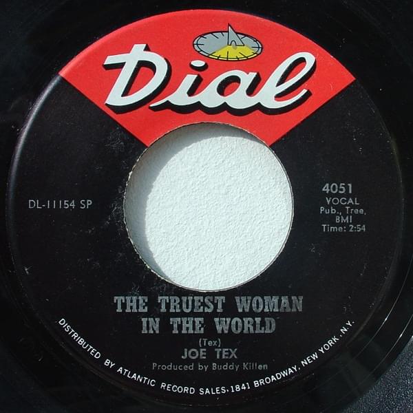 Album cover art for "The Truest Woman In The World" by Joe Tex