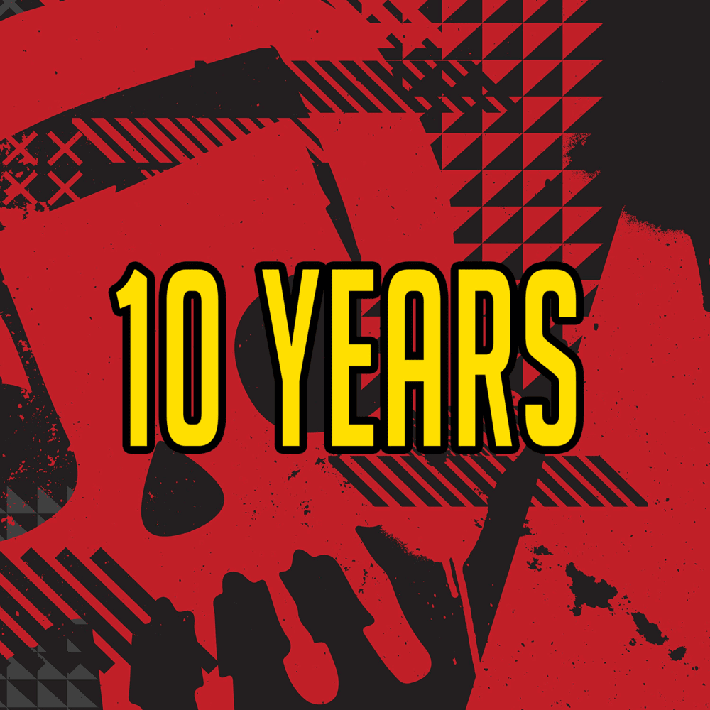 Album cover art for "10 Years" by JT Music