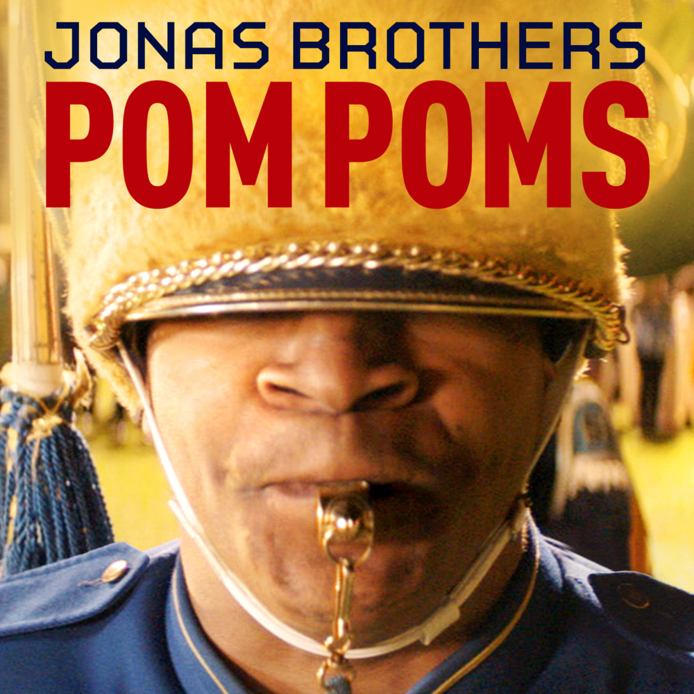 Album cover art for "Pom Poms" by Jonas Brothers