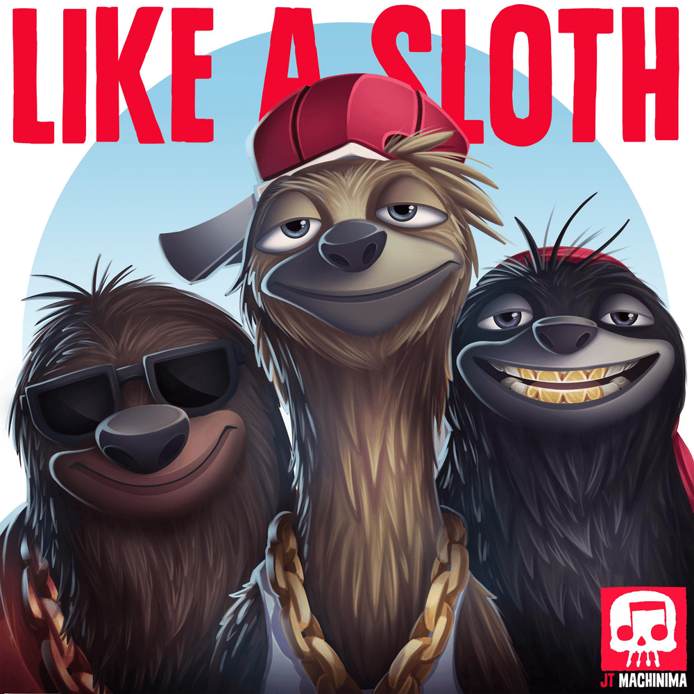 Album cover art for "Like a Sloth" by JT Music