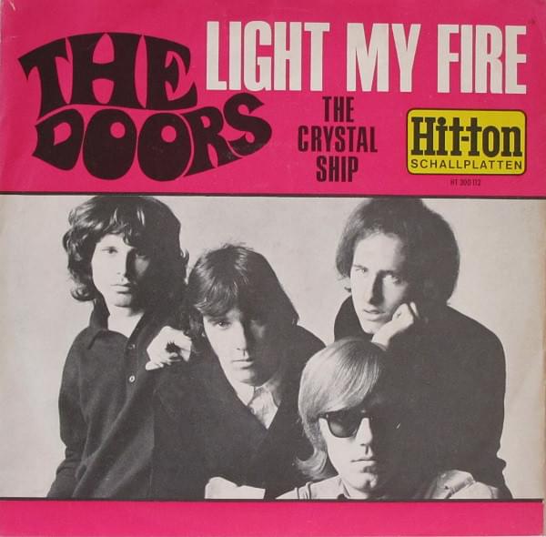 Album cover art for "Light My Fire" by The Doors