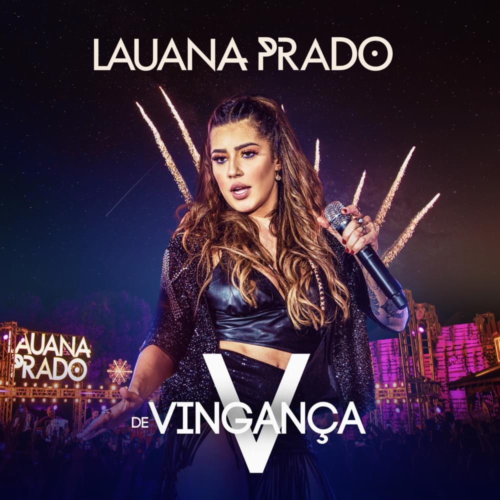 Album cover art for "V De Vingança (Ao Vivo)" by Lauana Prado
