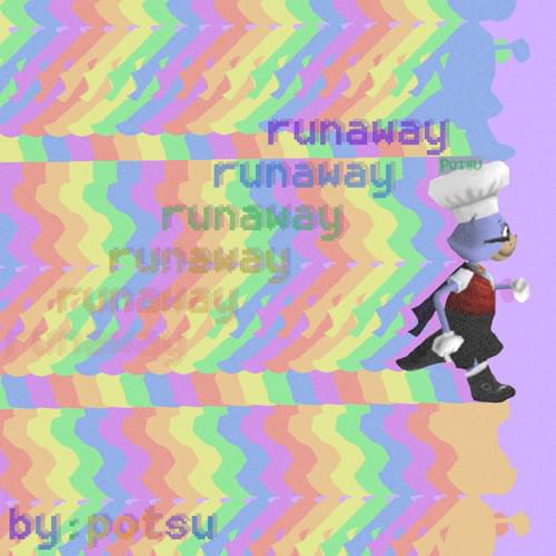 Album cover art for "runaway" by potsu