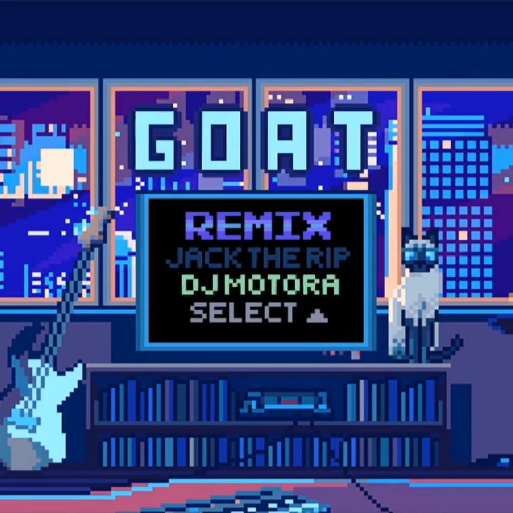 Album cover art for "GOAT (DJ Motora Remix)" by Bam Mikal & Shing02