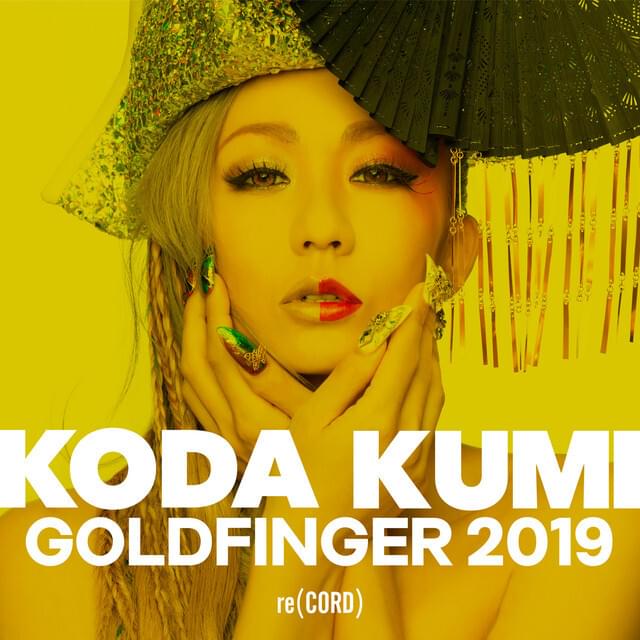 Album cover art for "GOLDFINGER 2019" by 倖田來未 (Kumi Koda)