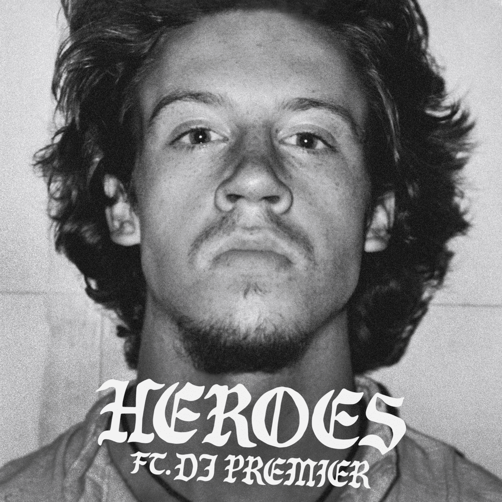 Album cover art for "HEROES" by Macklemore & DJ Premier