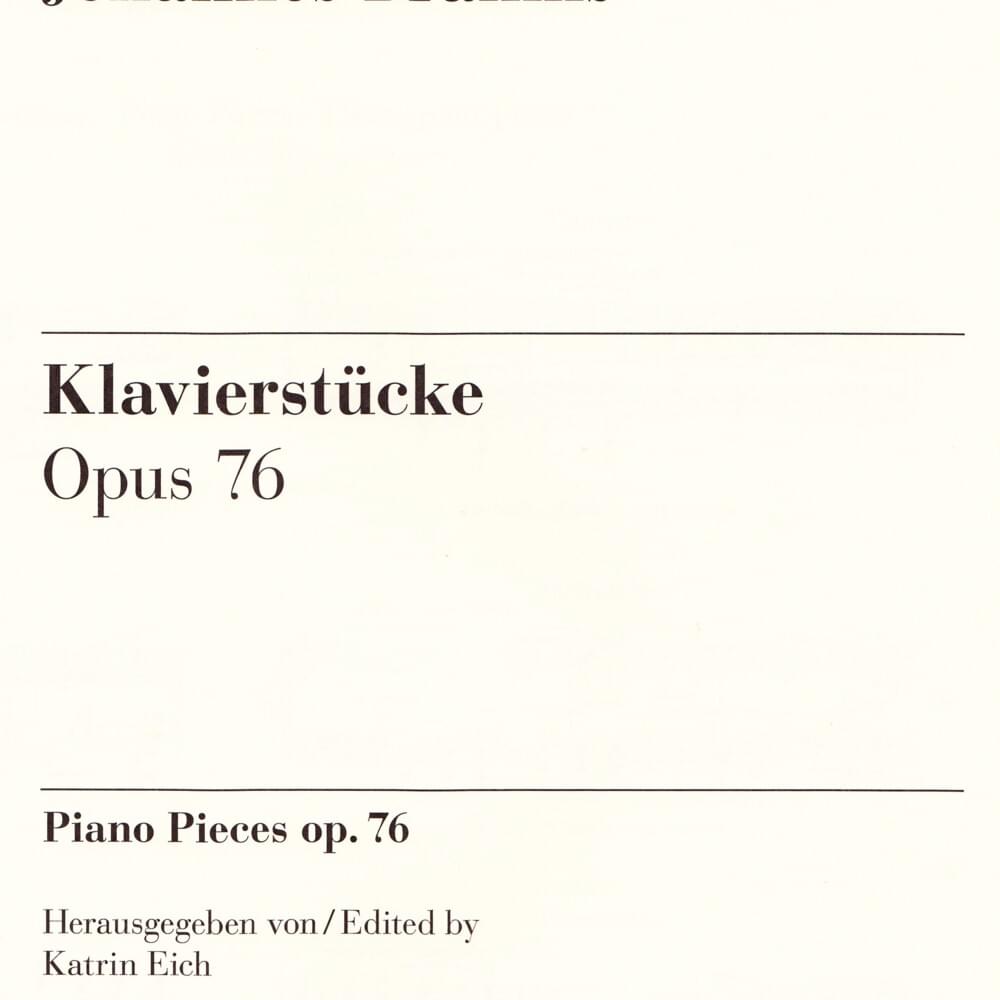 Capriccio in F-sharp minor (Op. 76, No. 1) by Johannes Brahms