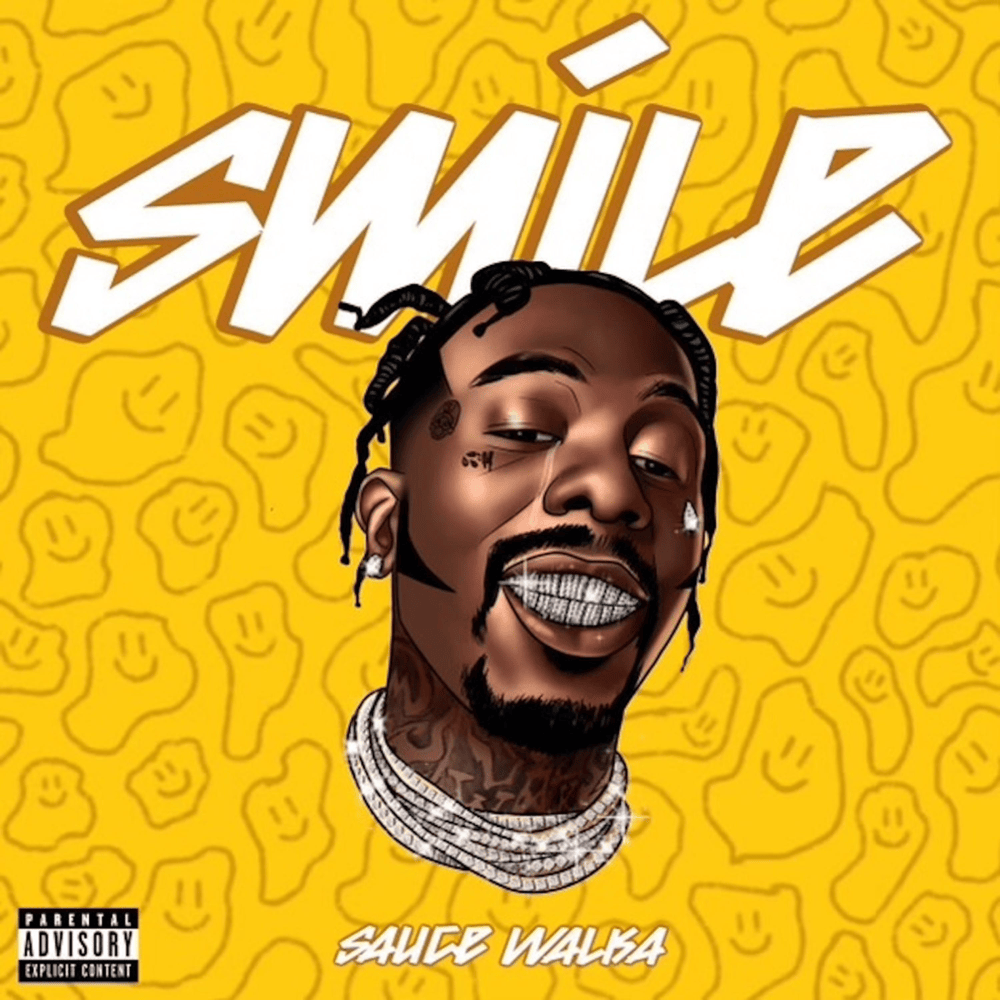 Album cover art for "Smile (2022)" by Sauce Walka