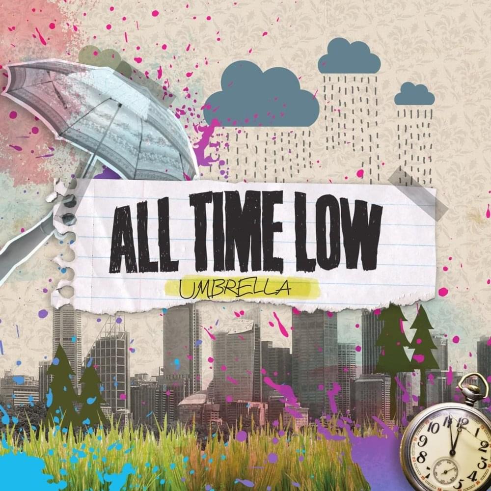 Album cover art for "Umbrella" by All Time Low