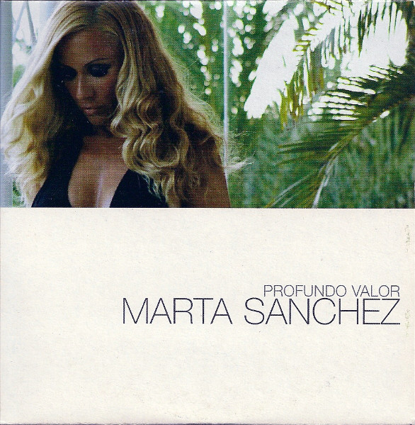 Album cover art for "Profundo Valor" by Marta Sánchez