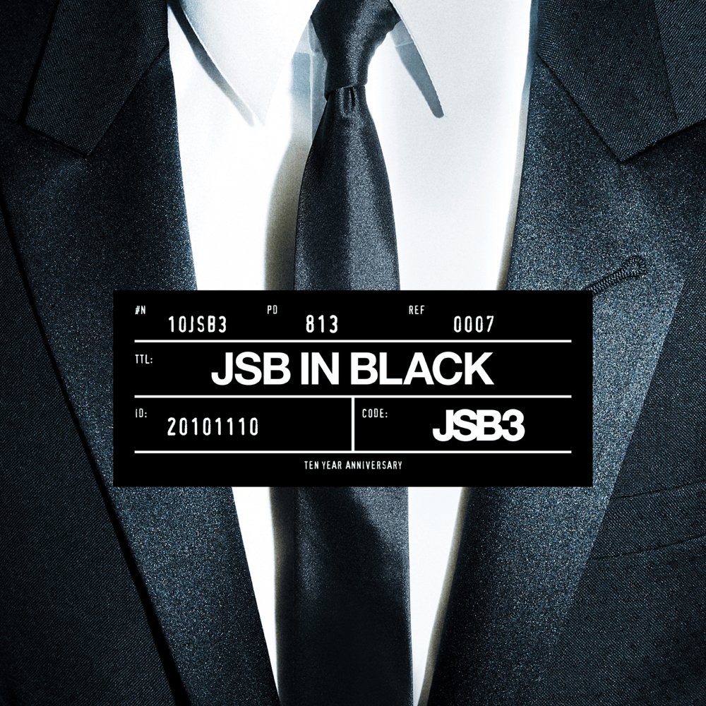 Album cover art for "JSB IN BLACK" by 三代目 J SOUL BROTHERS from EXILE TRIBE
