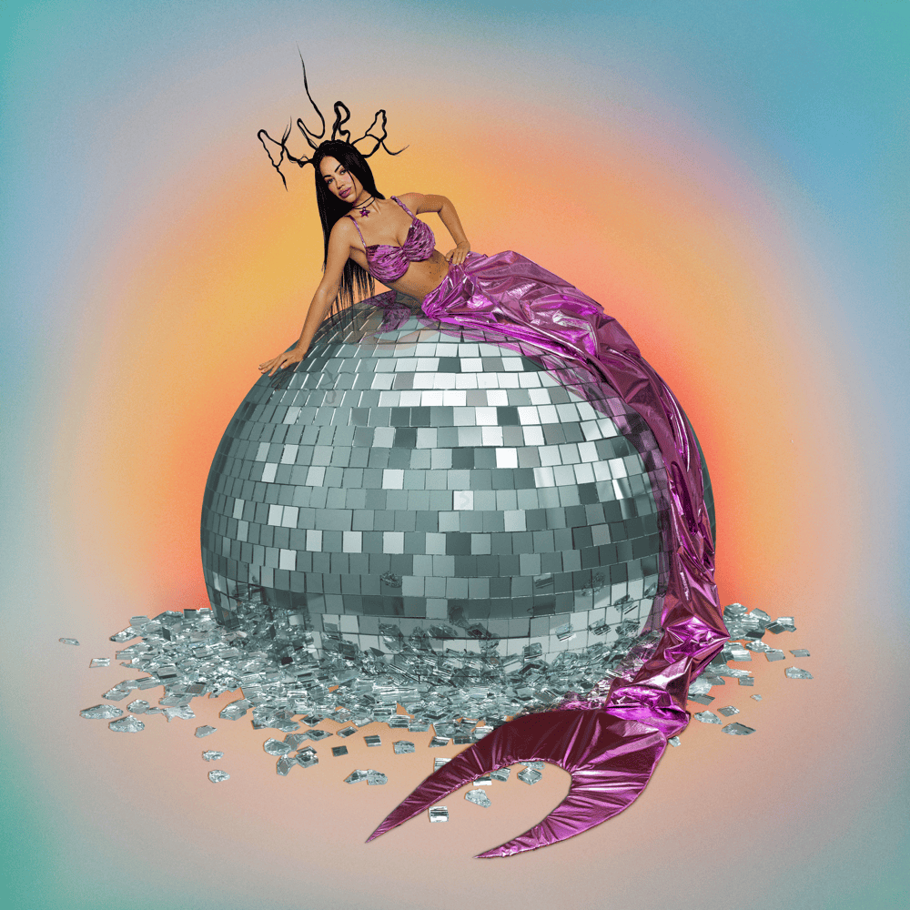 Album cover art for "Mirrorball of Hope" by Aura Dione