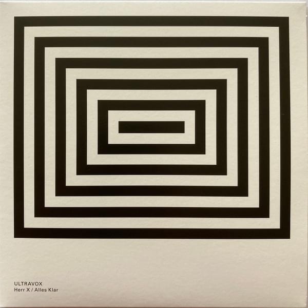Album cover art for "Alles Klar" by Ultravox