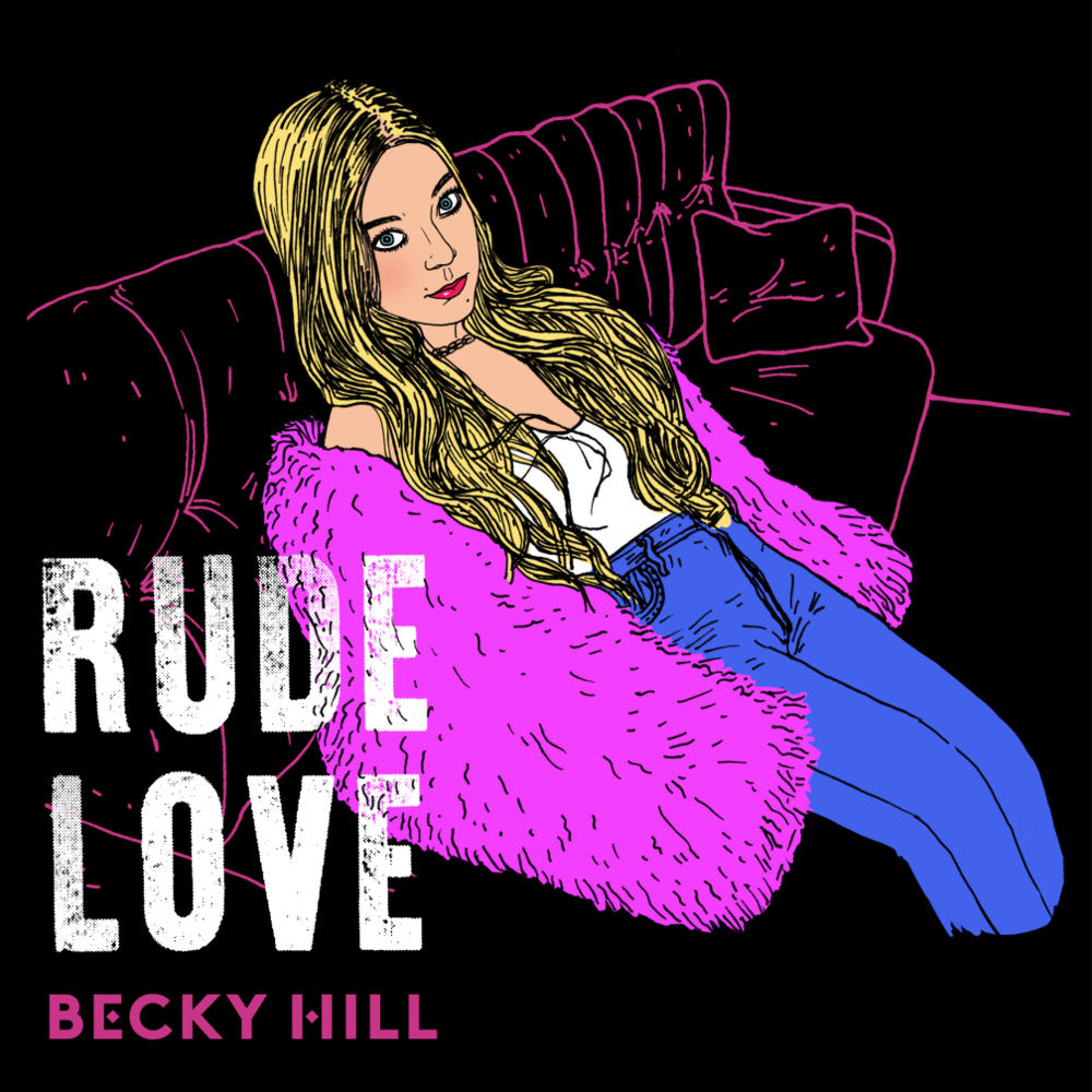 Album cover art for "Rude Love" by Becky Hill