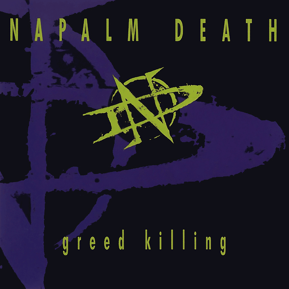 Album cover art for "Greed Killing" by Napalm Death