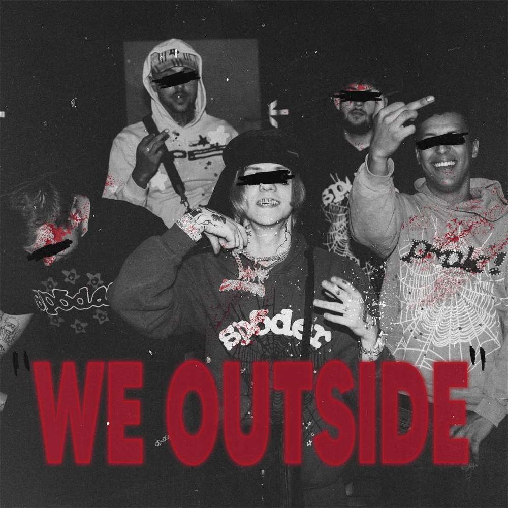 Album cover art for "WE OUTSIDE" by t-low