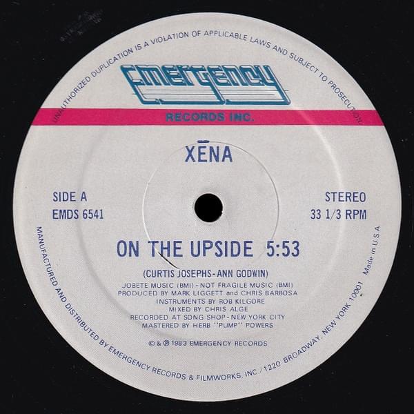 Album cover art for "On The Upside" by Xena